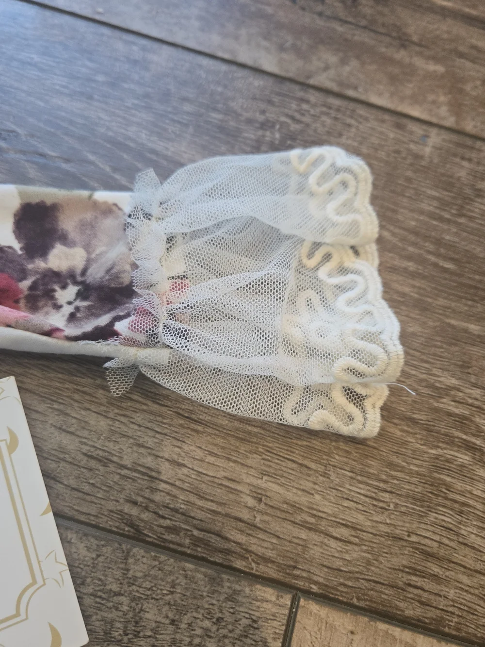 Floral White and Pink Baby Bottoms Set with Headband